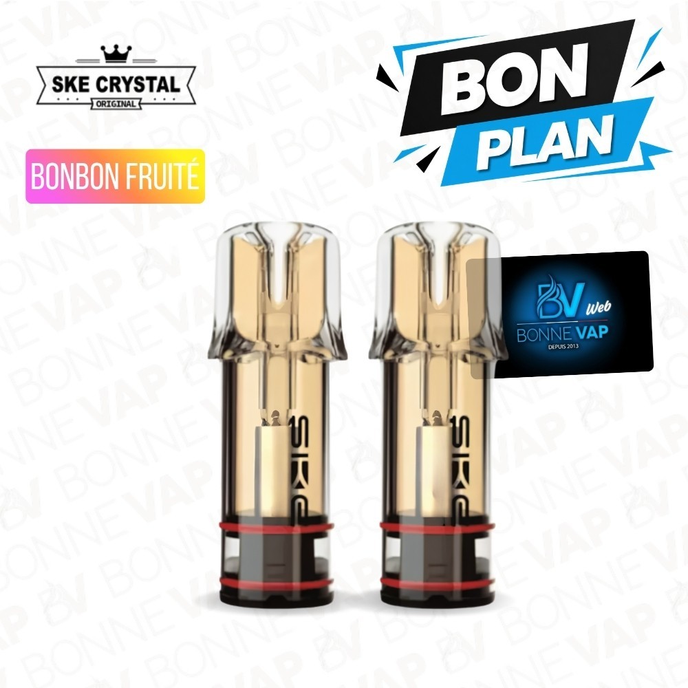 Cartouches Bonbons Fruittles - SKE Crystal Plus - Bon Plan