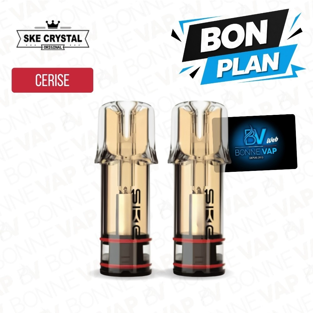 Cartouches Cerise Glacée - SKE Crystal Plus - Bon Plan
