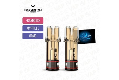 Cartouches Framboise Myrtille - SKE Crystal Plus