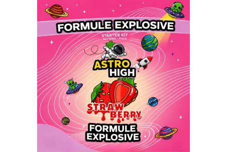 Puff CBD Strawberry 90% - Astro High - Affiche