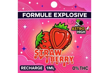 Cartouche CBD Strawberry 90% - Astro High - Affiche