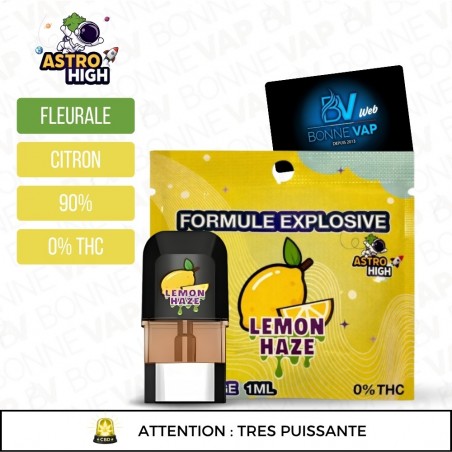 Cartouche CBD Lemon Haze 90% - Astro High