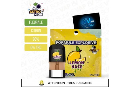 Cartouche CBD Lemon Haze 90% - Astro High - 90%