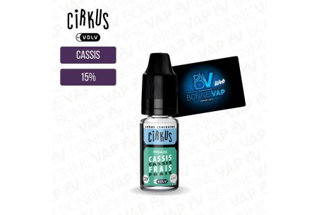 Concentré Cassis Frais 10ml - Cirkus
