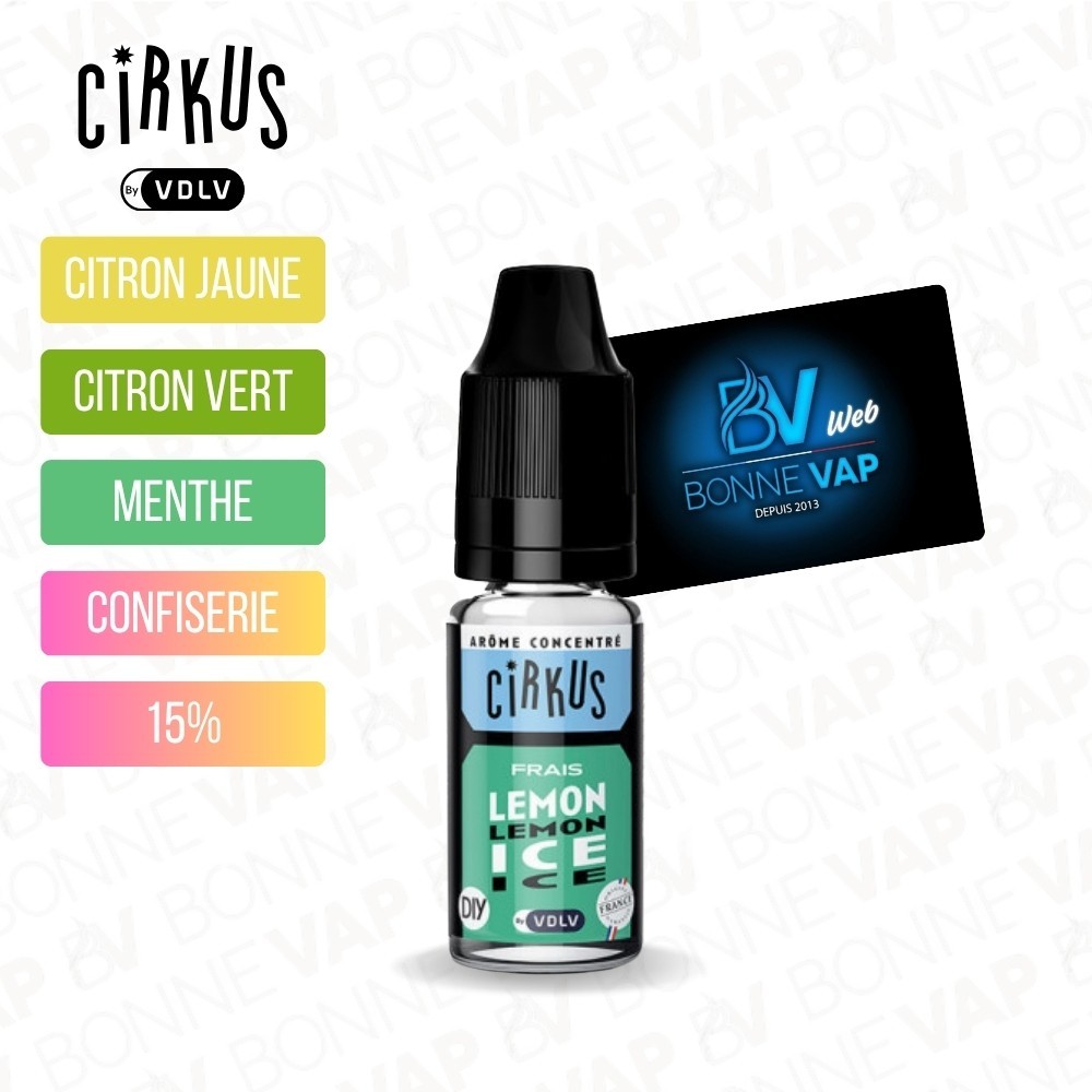 Concentré Lemon Ice 10ml - Cirkus