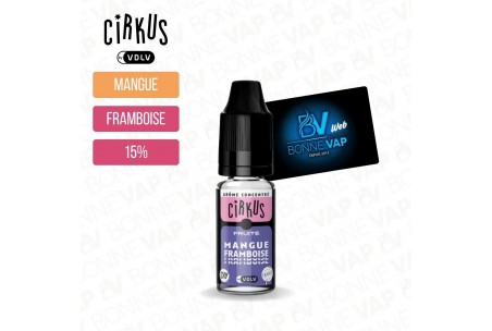 Concentré Mangue Framboise 10ml - Cirkus