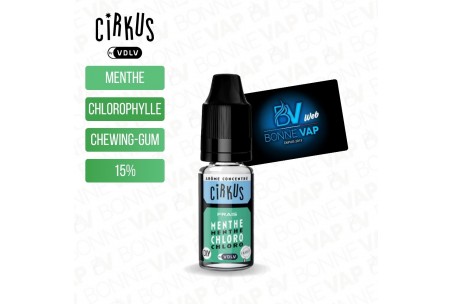 Concentré Menthe Chlorophylle 10ml - Cirkus