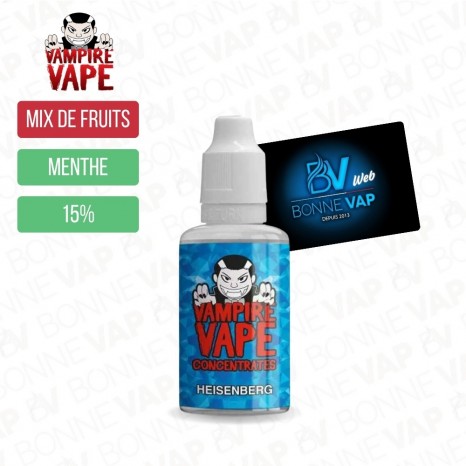 Concentré Heinsenberg 30ml - Vampire Vape