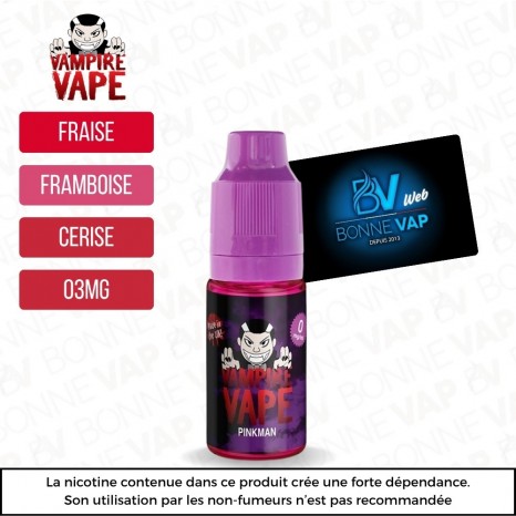 Pinkman 10ml - Vampire Vape - 03mg