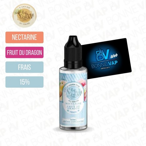 Concentré Nectarine Fruit du Dragon Frais 30ml - Le Petit Verger