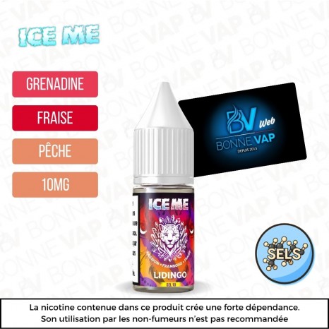 Lidingo 10ml Sels - Ice Me - 10mg