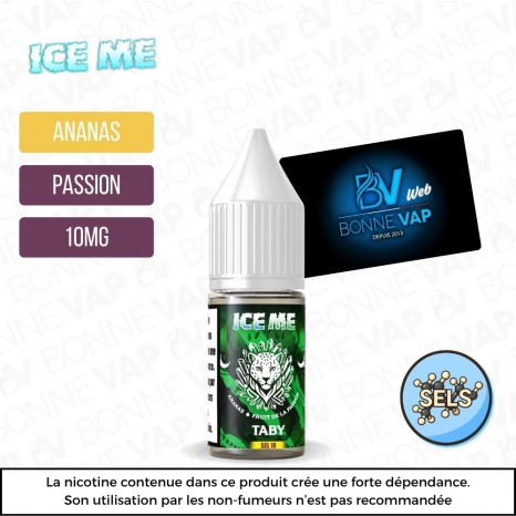 Taby 10ml Sels - Ice Me - 10mg