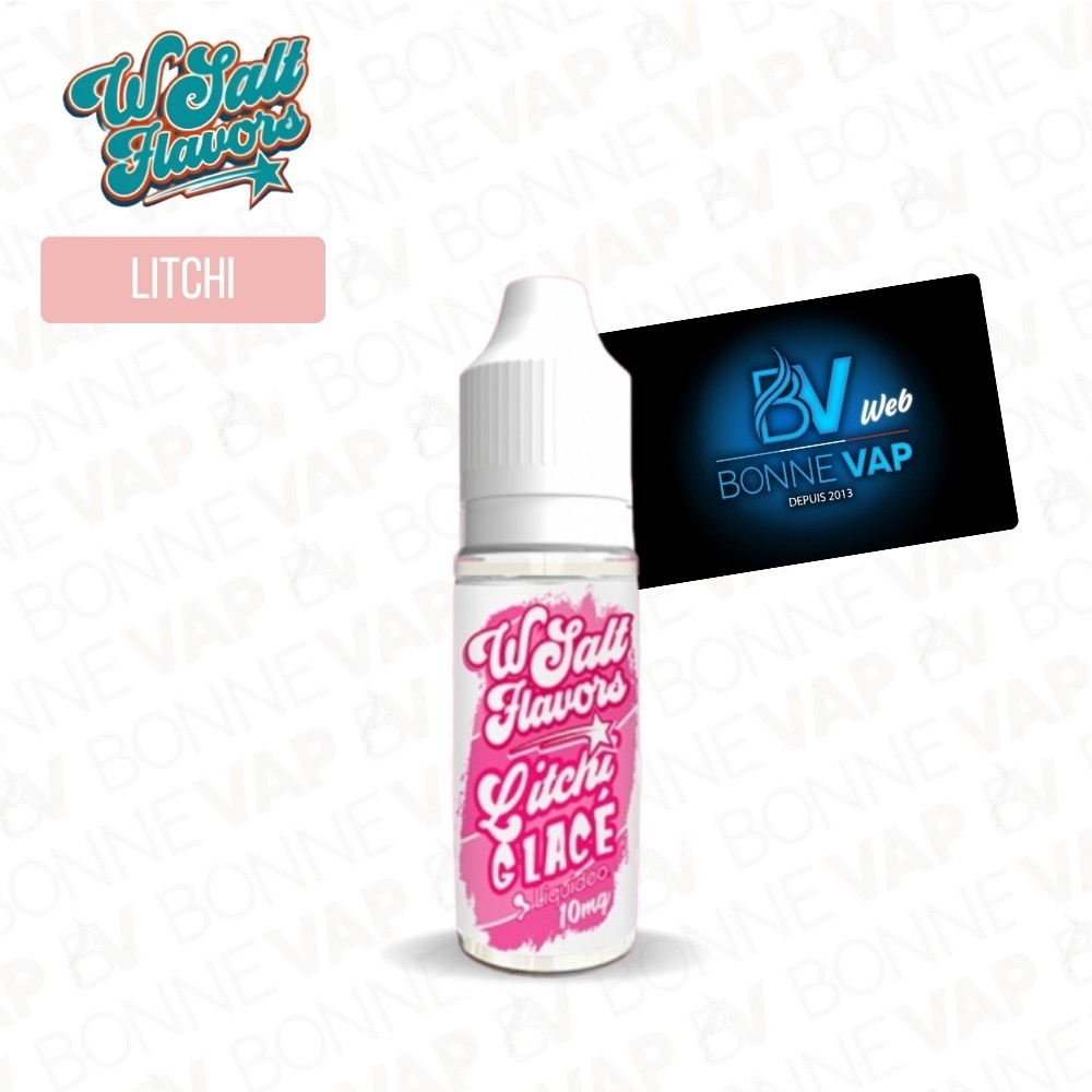 Litchi Glacé 10ml Sels - Wsalt Flavors Liquideo