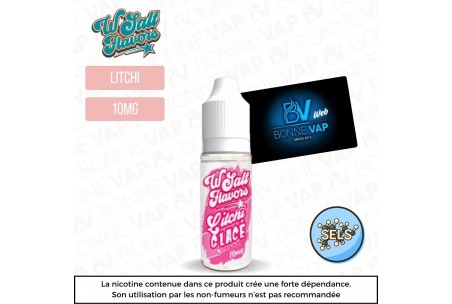 Litchi Glacé 10ml Sels - Wsalt Flavors Liquideo - 10mg