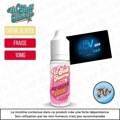 Ice Cream 10ml Sels - Wsalt Flavors Liquideo - 10mg