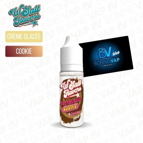 Ice Cream Cookie 10ml Sels - Wsalt Flavors Liquideo