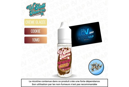 Ice Cream Cookie 10ml Sels - Wsalt Flavors Liquideo - 10mg