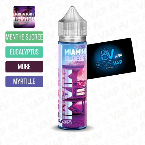 Miamint Blueberry 50ml - Miami Vapes