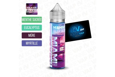 Miamint Blueberry 50ml - Miami Vapes