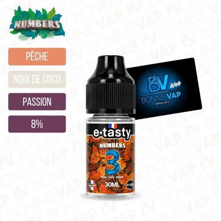 Concentré Numbers 3 30ml - E.Tasty