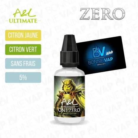 Concentré Oni Zéro 30ml - Ultimate A&L