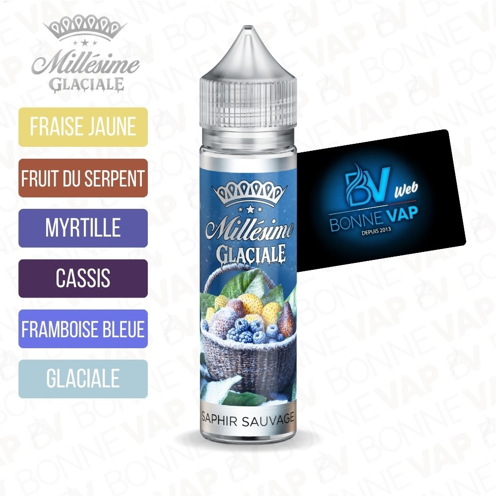 Saphir Sauvage 50ml - Millésime Glaciale