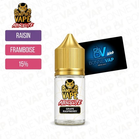 Concentré Grape Raspberry 30ml - Vampire Vape Absolute