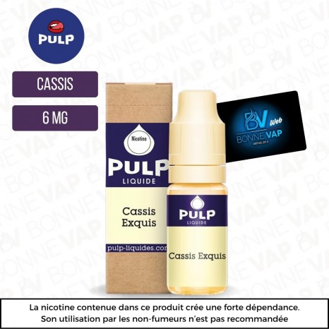 Cassis Exquis 10ml - Pulp - 06mg