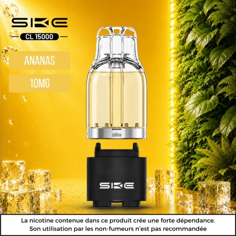 Cartouche Ananas Glacé - SKE CL 15000 - 10mg