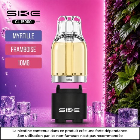 Cartouche Myrtille Framboise - SKE CL 15000 - 10mg