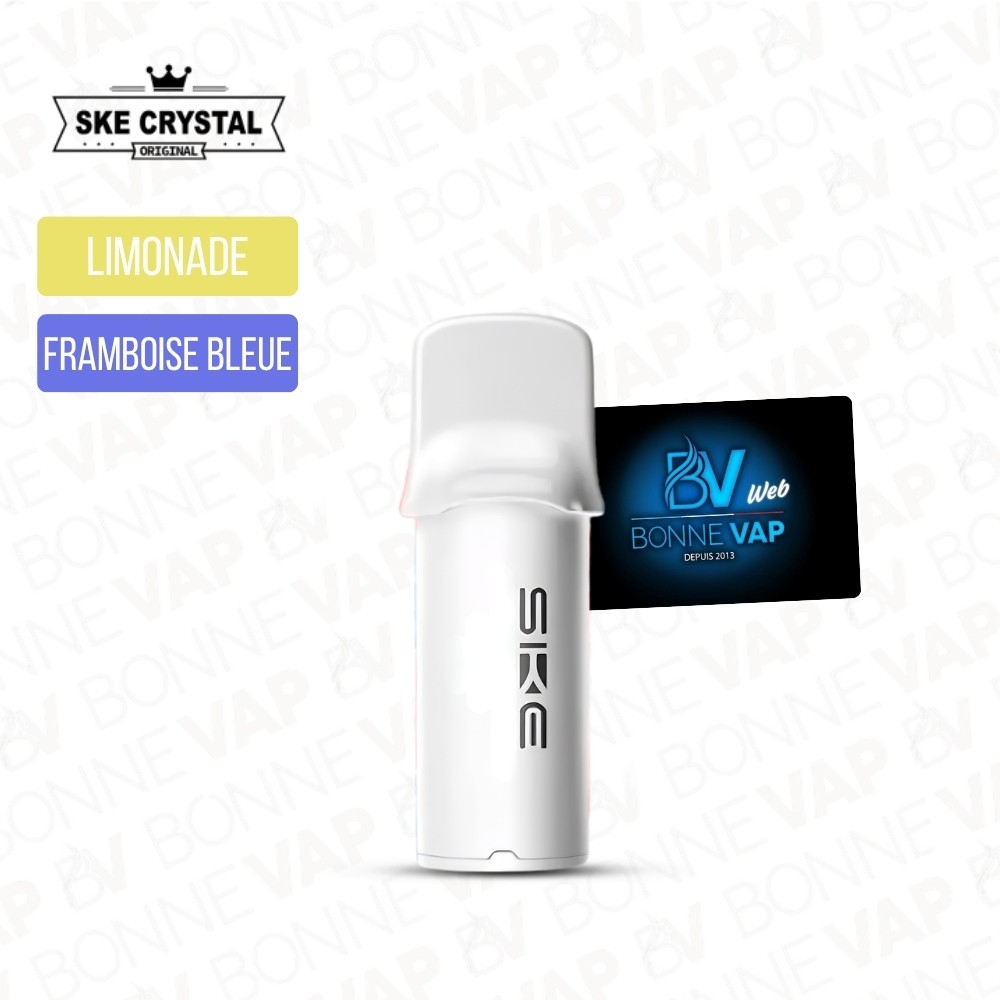Cartouche Limonade Framboise Bleue - SKE Crystal 1000 Pro