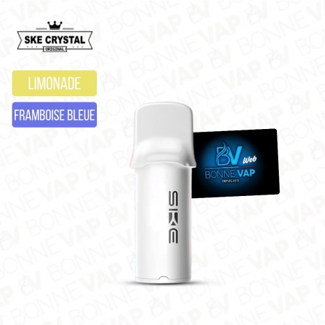 Cartouche Limonade Framboise Bleue - SKE Crystal 1000 Pro