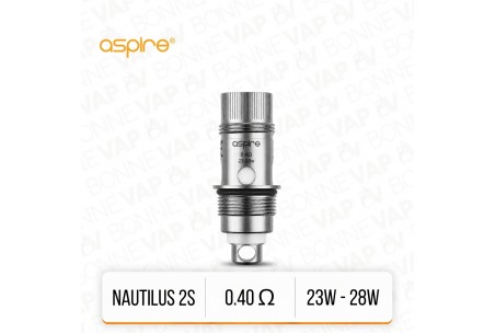 Résistances Nautilus mesh - Aspire - 0.4ohm