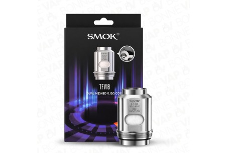 Résistance TFV18 - Smok - 0.15ohm - boite