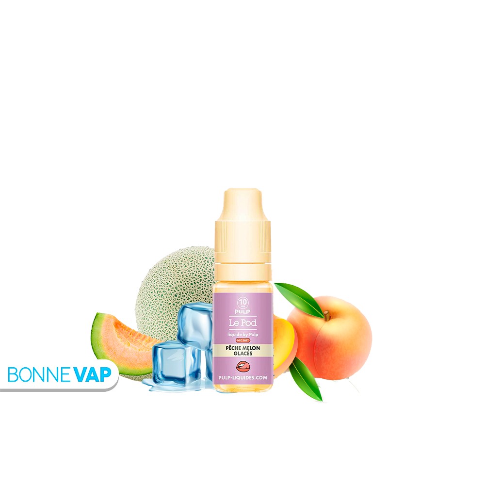 Pêche Melon Glacés 10ml "Sels" - Le Pod