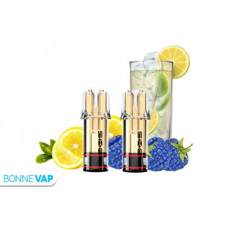 CARTOUCHE CRYSTAL PLUS LIMONADE FRAMBOISE BLEUE  PAR 2 SKE