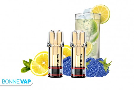 CARTOUCHE CRYSTAL PLUS LIMONADE FRAMBOISE BLEUE  PAR 2 SKE