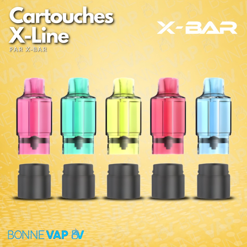 Cartouches X-Line 15K Puffs – X-Bar