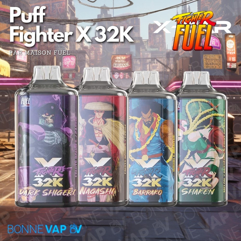 Puff Fighter X 32K – 32000 Puffs Rechargeable