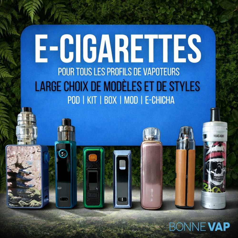Cigarettes électroniques & E-chicha – Pods, kits et box | BONNE VAP